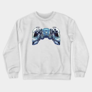 Astronaut Game  Controller Crewneck Sweatshirt